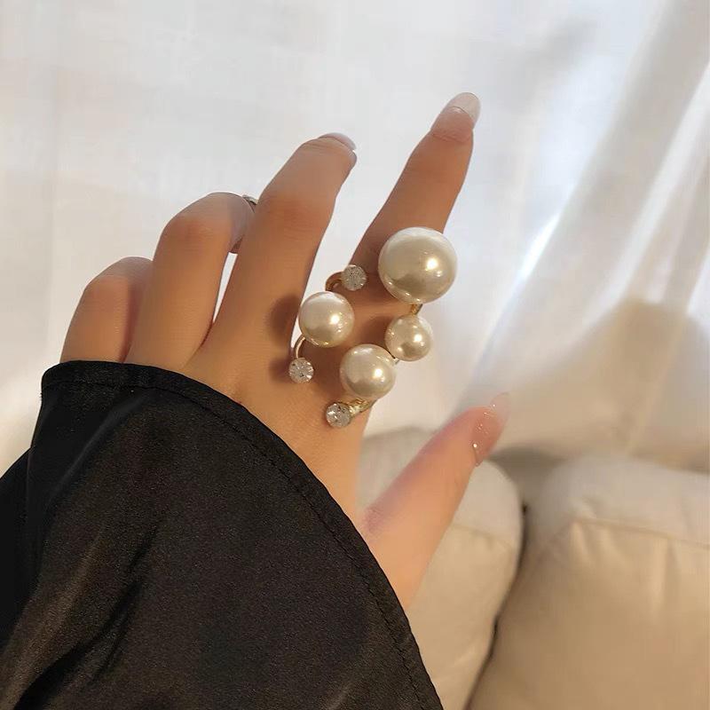 Scentorya silver plated studded with cubic zirconia diamond ring